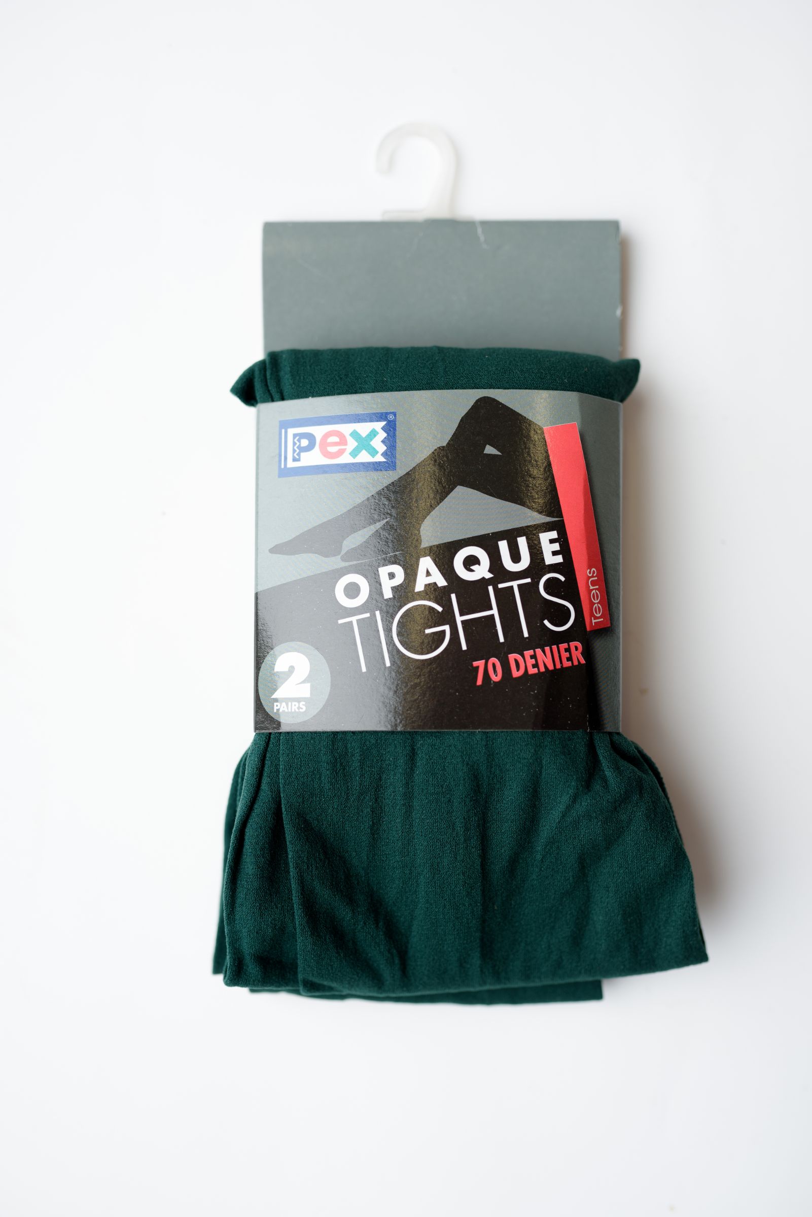 PEX opaque green tights