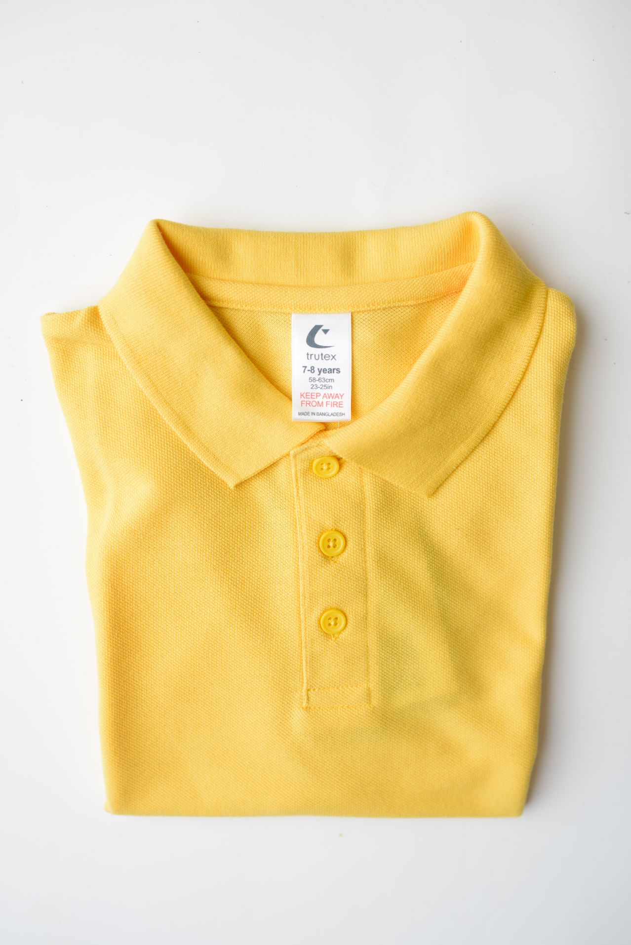 Yellow trutex School Polo Shirt