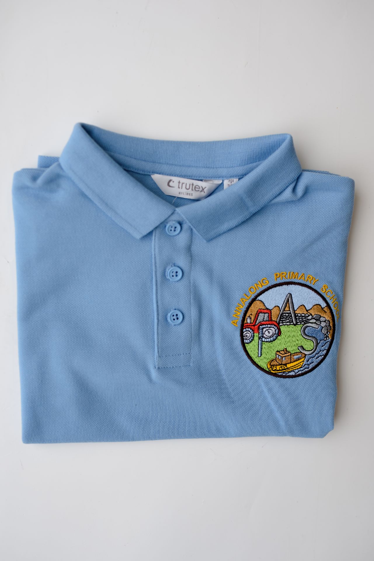 Annalong Primary School Trutex Blue Polo Shirt
