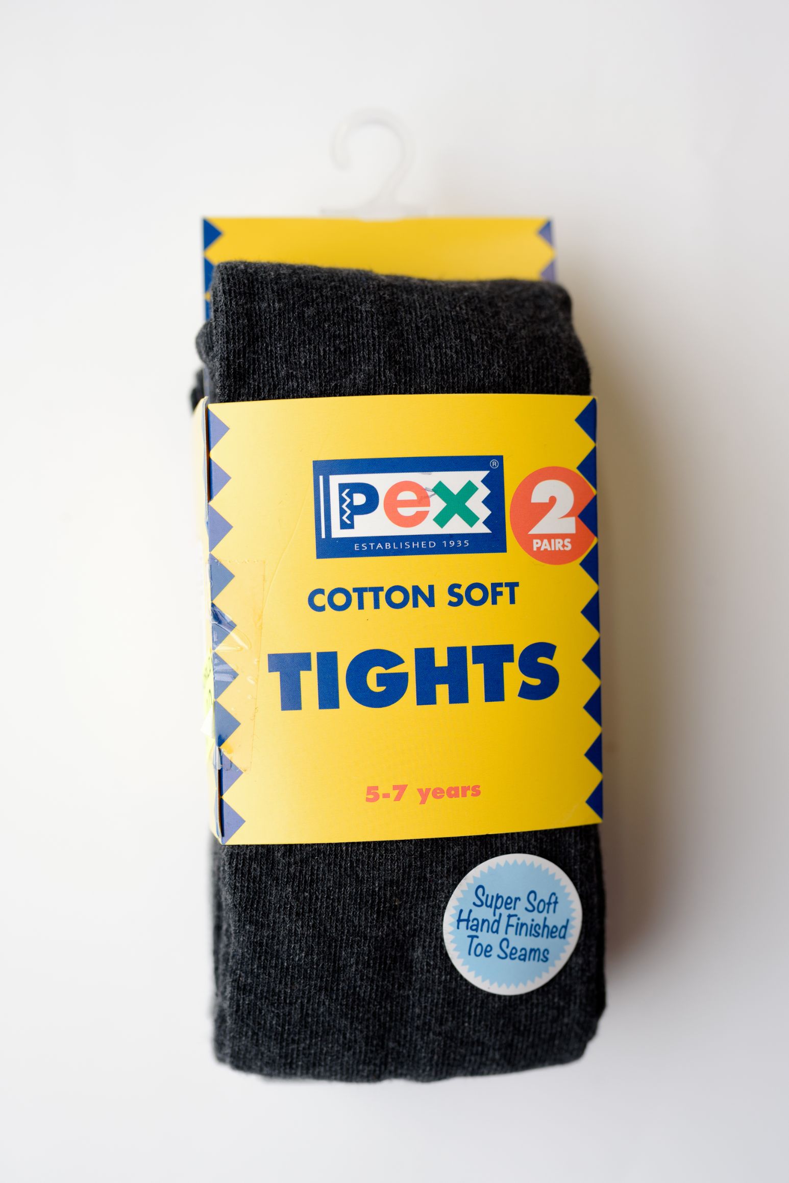 Pex Charcoal Cotton school tights