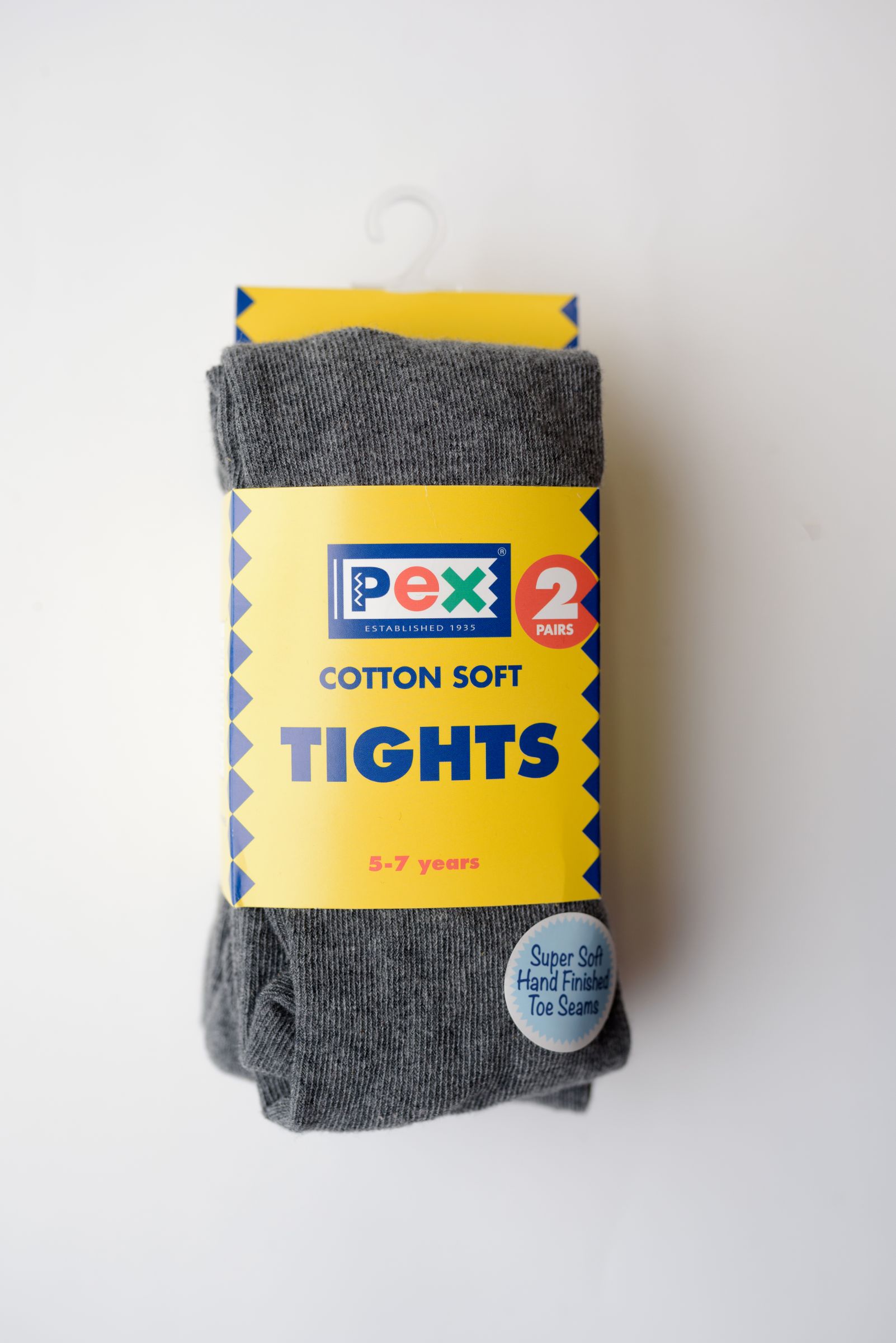 Grey PEX cotton school tights