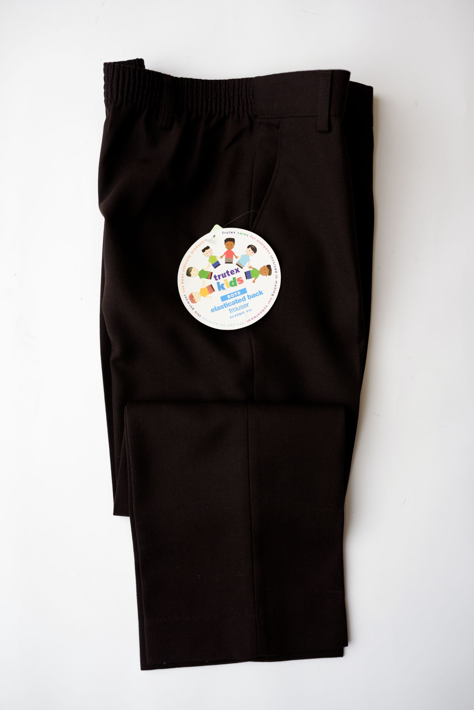 Trutex Brown School elastic trousers