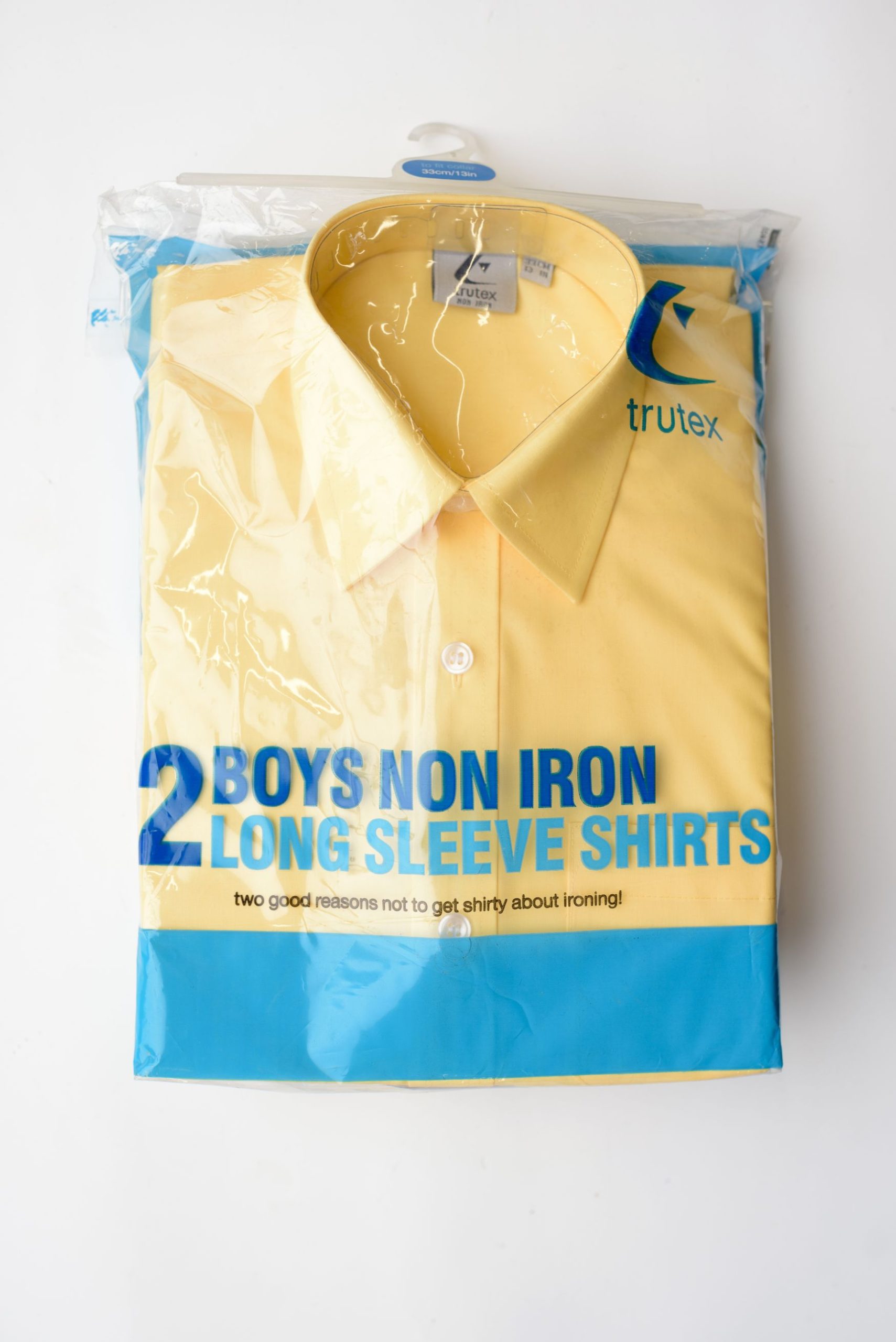 Trutex boys yellow school shirts