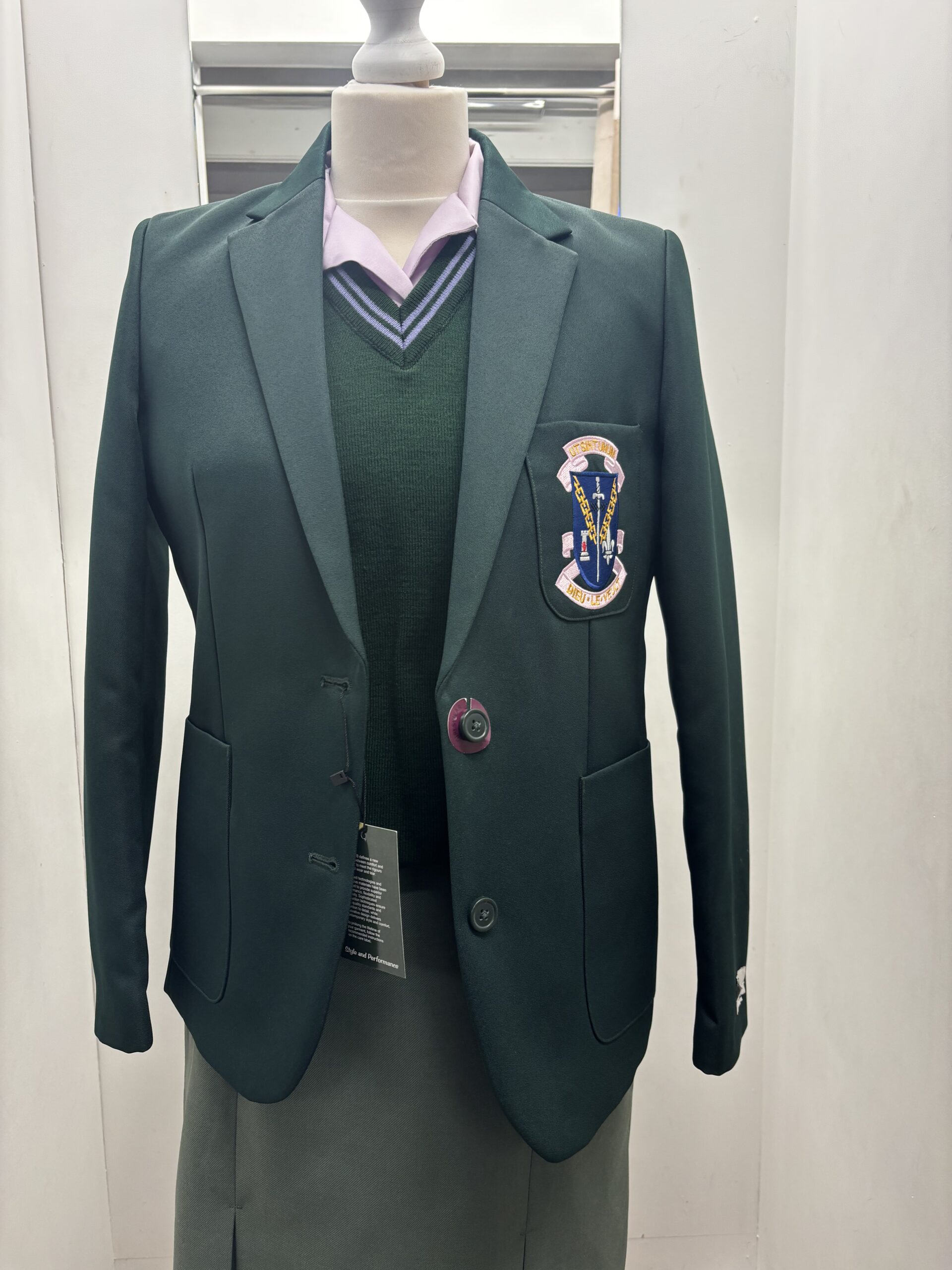 St. Louis Grammar School Girls Senior Green Blazer